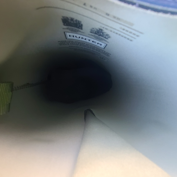 Lightly worn-Hunter Field Huntress Tall Rain Boots in Navy Women's Size 7 - Picture 5 of 9